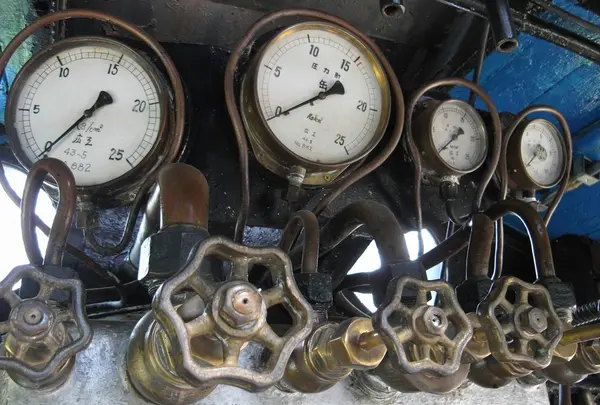 運転席の計器類