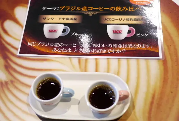 コーヒーのティスティング出来ます