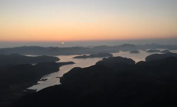浅茅湾の夕景