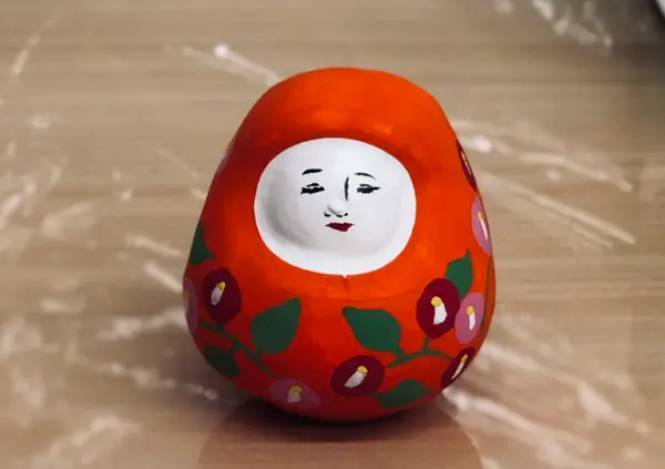筆ペン・マジックで細かいところを描いて完成！