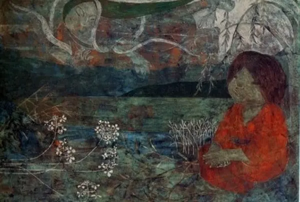 絶筆作品「余呉の天女」