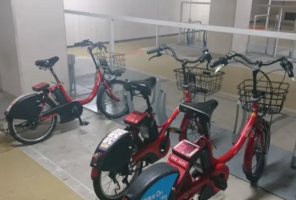 シェアサイクルポート B4-07.勝どき駅地下駐輪場