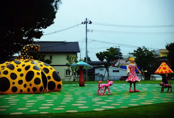屋外の展示