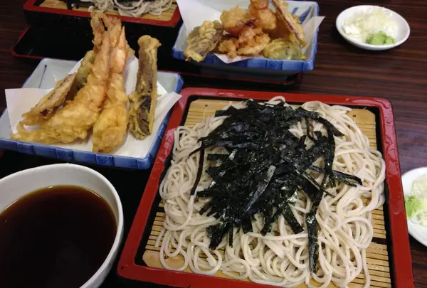 盛りそば＆エビ天