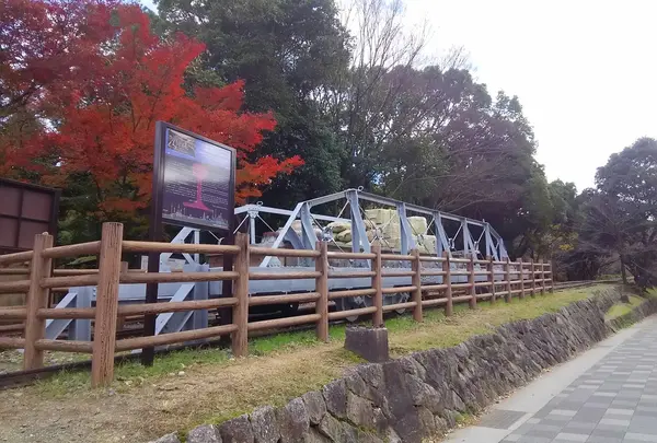 三十石船と台車のレプリカ
