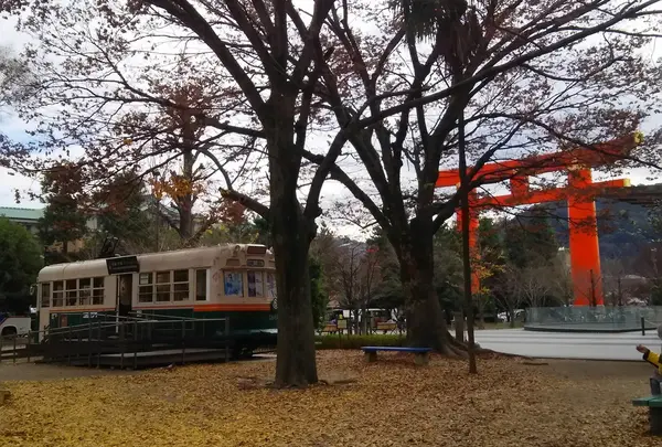 京都市電がディスプレイされてます
