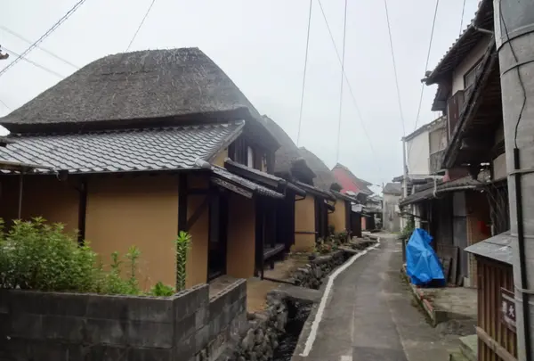 漁村の街並み