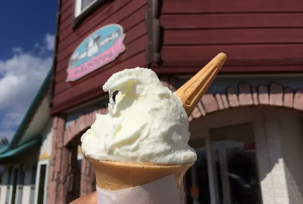 カマンベールチーズのアイスクリーム
