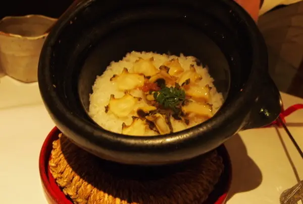 鮑の炊き込みごはん