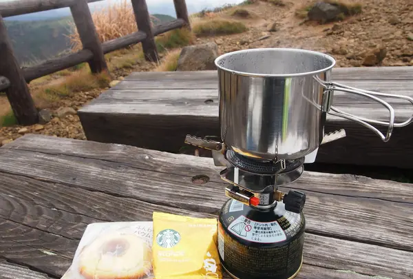 雄大な景色を眺めながらランチ＆コーヒーブレイク