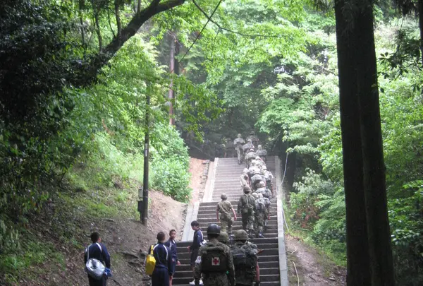 自衛隊の演習が…
