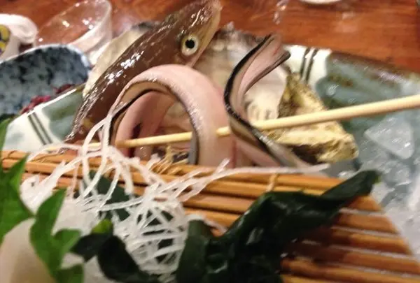中骨は素揚げでせんべいに