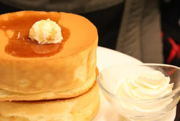 ちなみに、厚さのあるパンケーキもあるよ！
