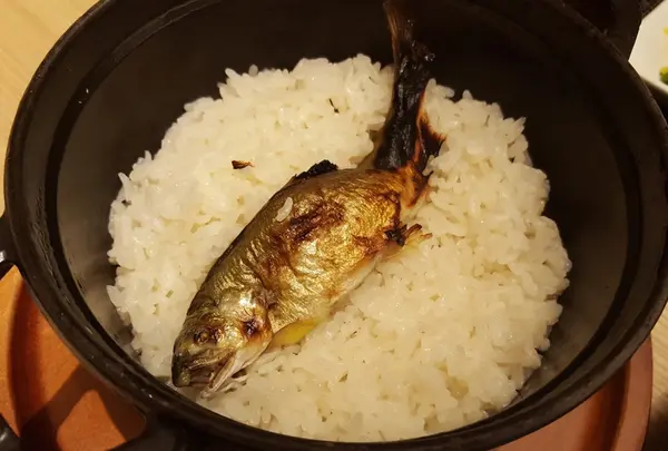 鮎ごはん