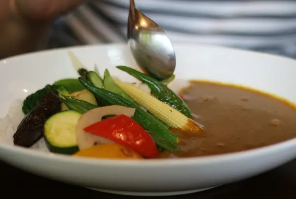 旦那は野菜カレー