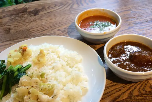 カレー2種類のランチセット