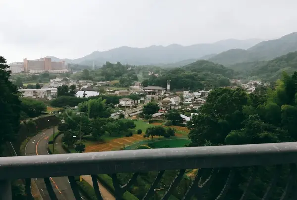 ふれあい橋からの景色