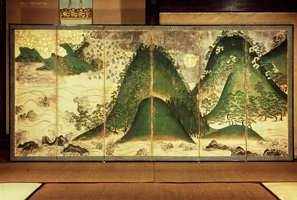 山水屏風