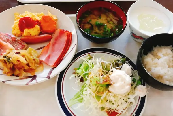 美味しい朝食バイキング