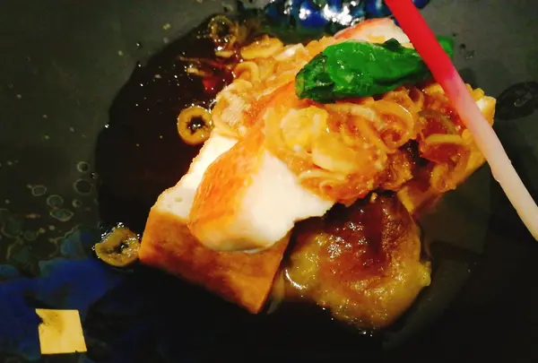金目鯛のポン酢ソース