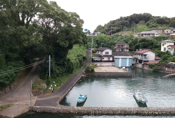 坪谷を眺めて