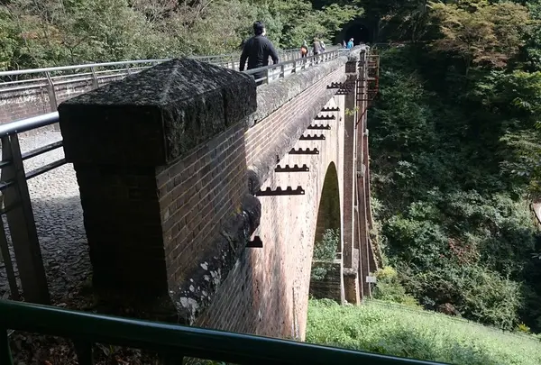 橋の上にも上れる