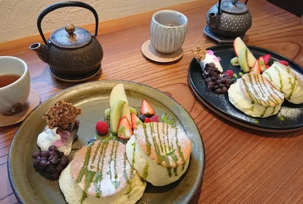 菓ふぇMURAKAMI謹製 米粉の和パンケーキ