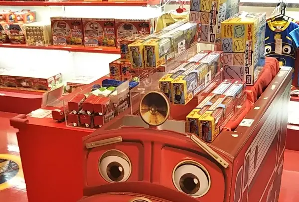 物販コーナーもチャギントン棚🎵