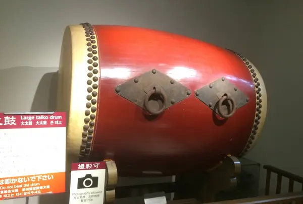 小倉城内の太鼓