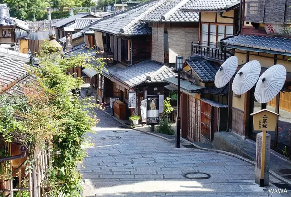 二年坂　京都市産寧坂（門前町　京都）