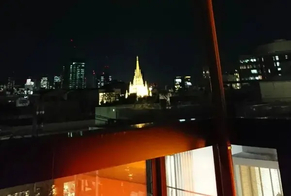テラス席から見える景色