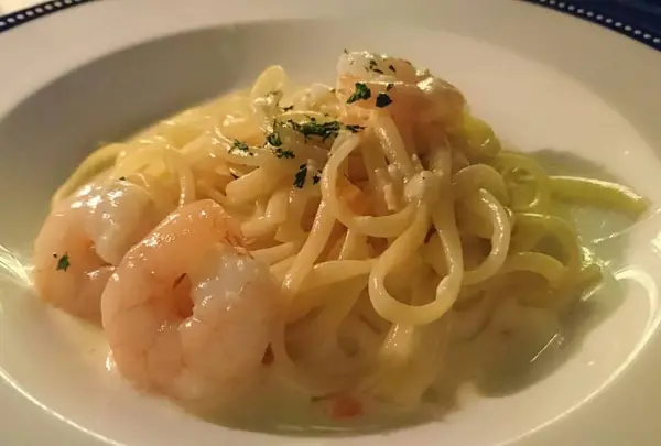 【PASTA】海老のクリームパスタ