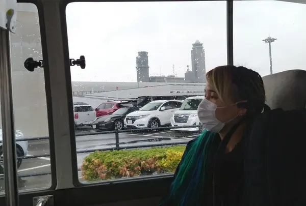 日本に到着
