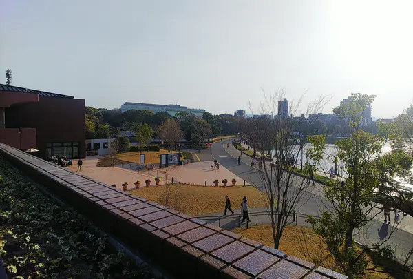 隣接美術館からみた景色