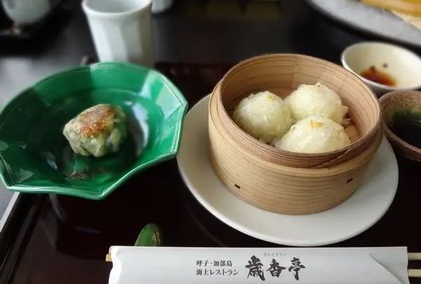 いかしゅうまいといかニラ饅頭
