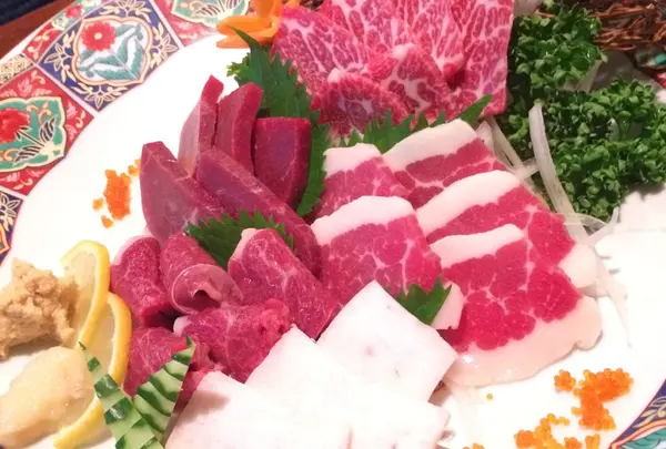 馬刺し5種盛り