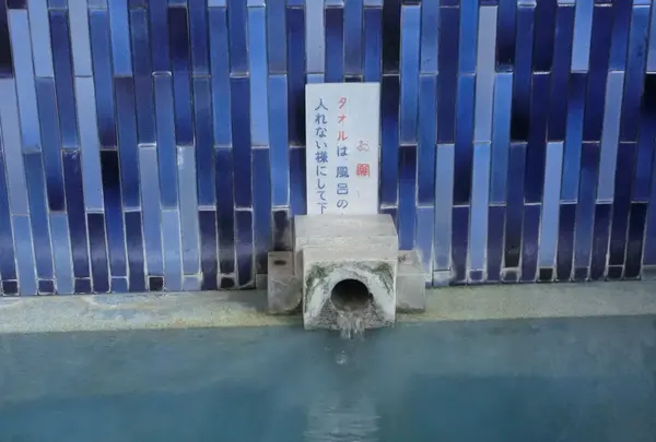 神社境内から湧出するまどろみの湯