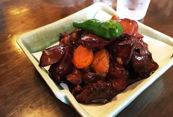 もつ煮と一緒に！