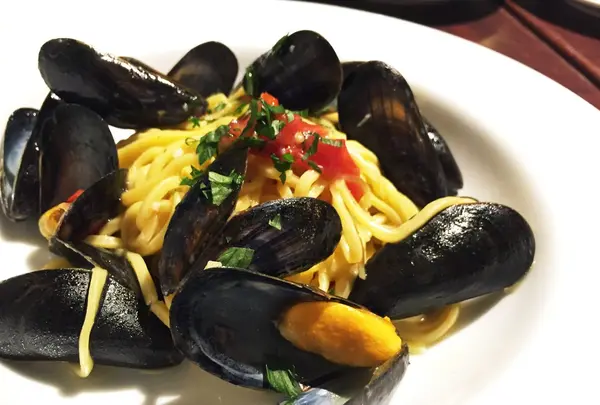 ムール貝のパスタ