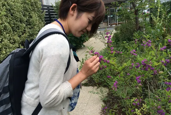 季節のお花が楽しめます♪
