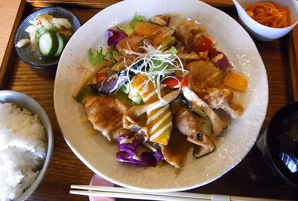 地元野菜いっぱいのランチ♪