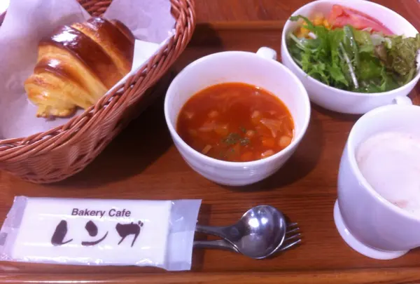 朝食のスープセット