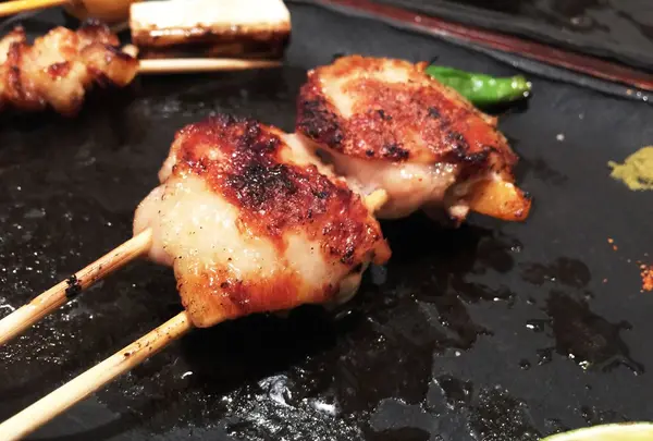 野菜詰手羽焼き