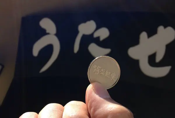 入場券代わりのコインを購入
