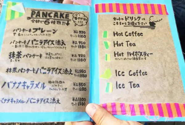 パンケーキがおすすめ