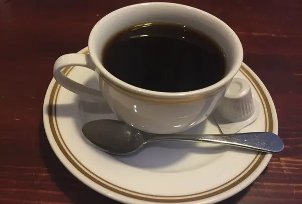 食後のコーヒー。