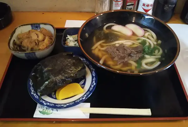 肉玉うどん定食
