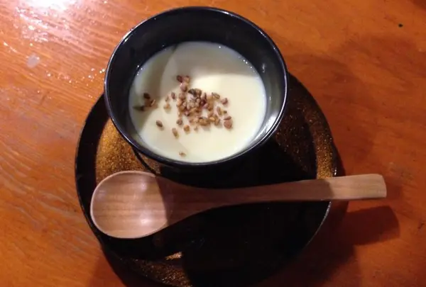 食後のそばプリン