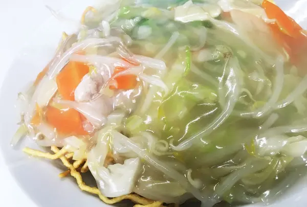 かた焼きそばも美味そう。