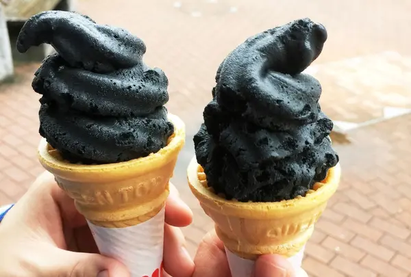 お風呂のあとは…ソフトクリーム！